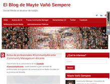 Tablet Screenshot of maytevs.com